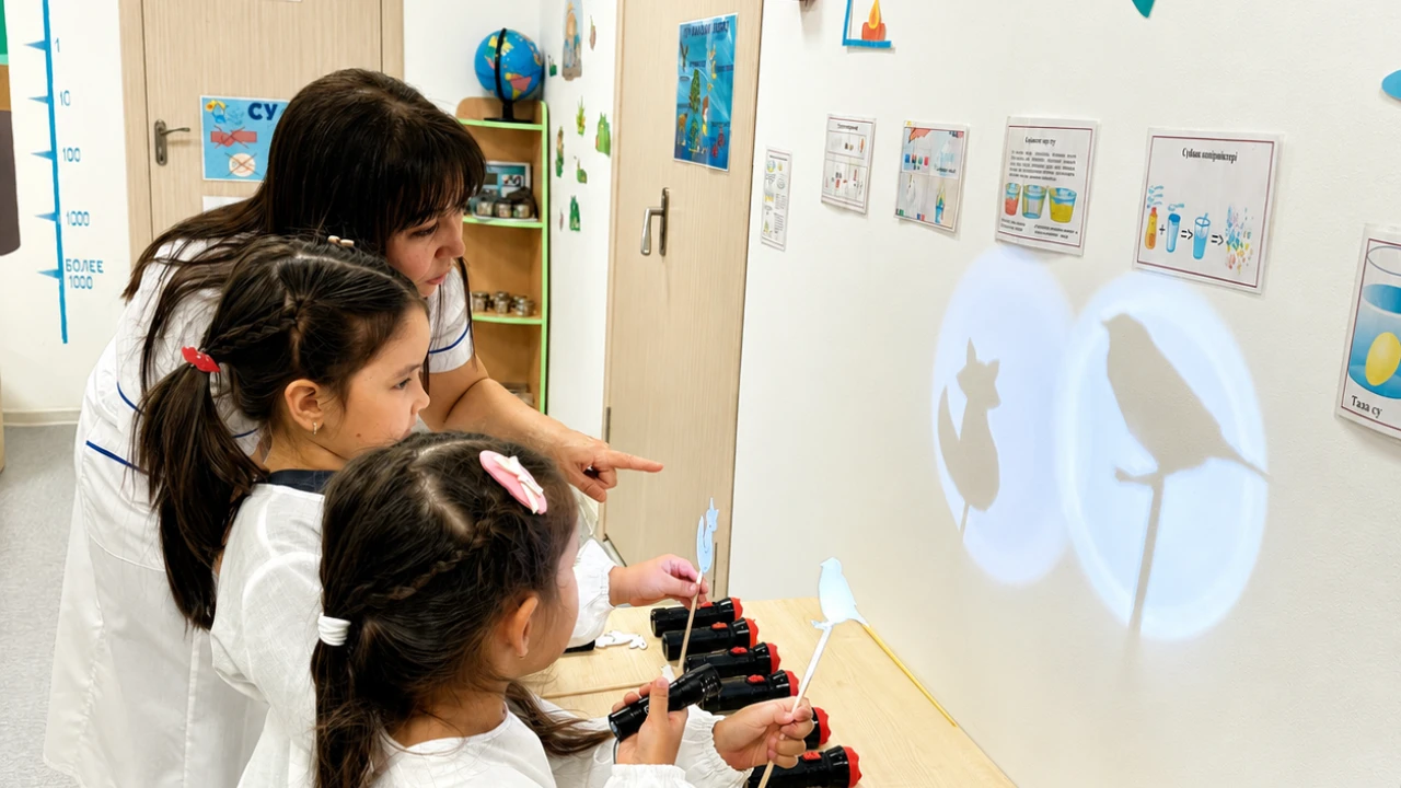 В детском саду «Қарлығаш» откроют практико-экспериментальный кружок KidsLab 