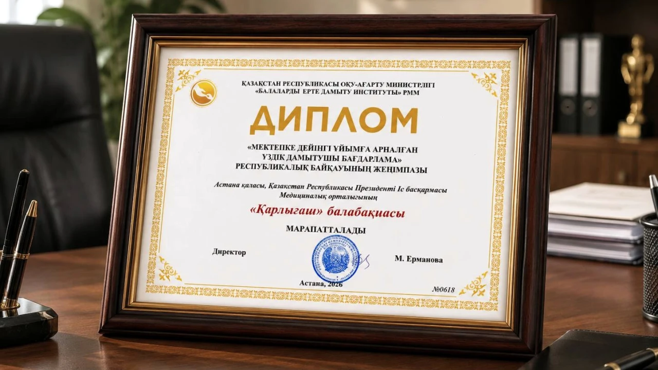 «Қарлығаш» балабақшасы республикалық байқауда үздік атанды 