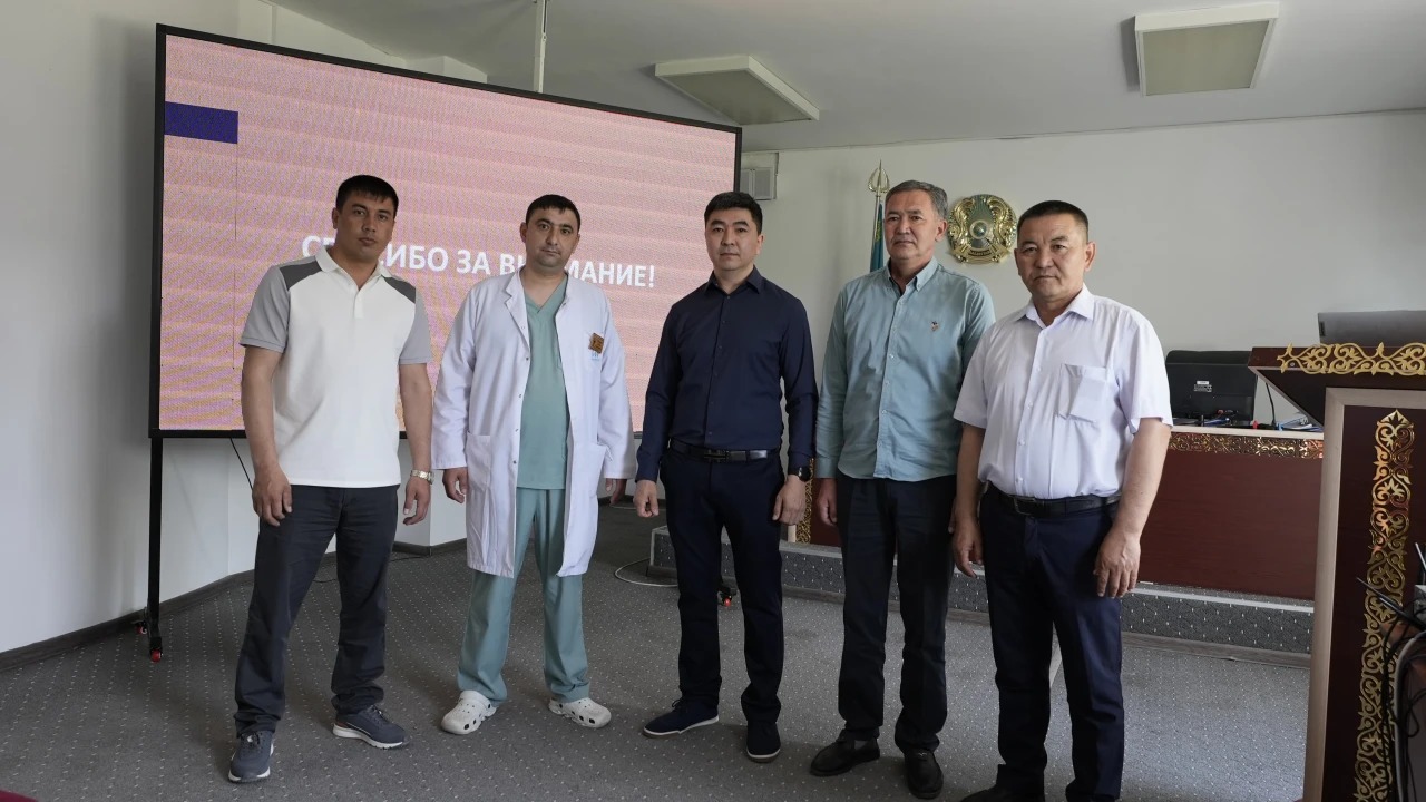 Итоги первого дня пребывания делегации Медицинского центра УДП РК в Туркестанской области 