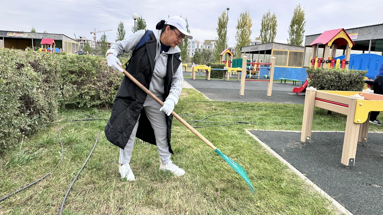 ҚР ПІБ Медициналық орталығының қызметкерлері жалпықалалық сенбілікке қатысты 