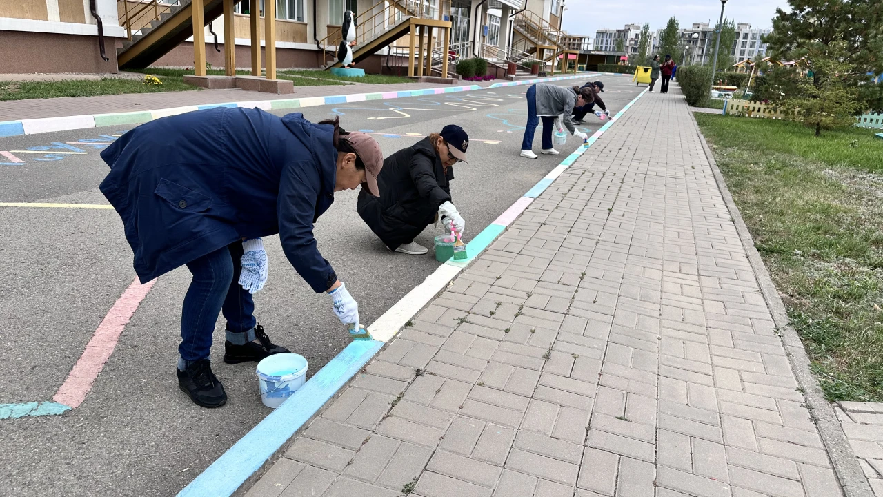 ҚР ПІБ Медициналық орталығының қызметкерлері жалпықалалық сенбілікке қатысты 