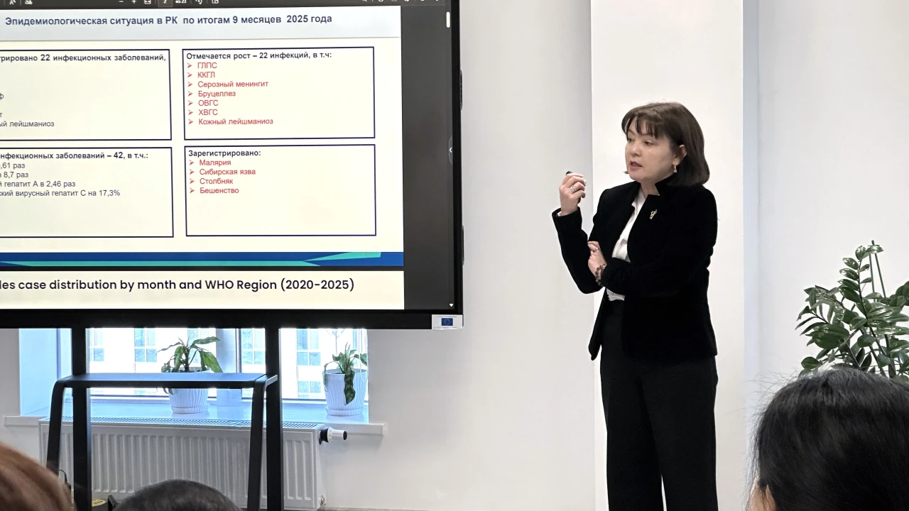 ҚР ПІБ Медициналық орталығының Референс-зертханада инфекциялық аурулардың алдын алу жөнінде семинар өтті