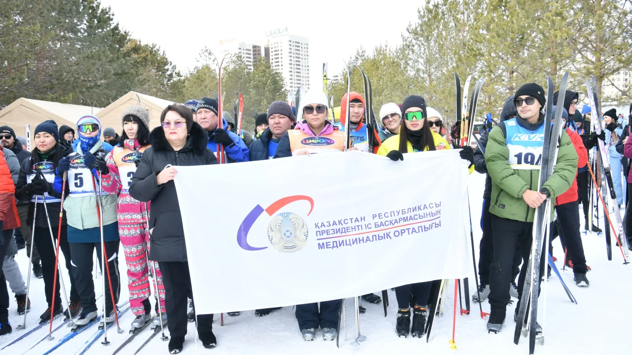 ҚР ПІБ Медициналық орталығының қызметкерлері шаңғы жарысынан жүлделі орындарды иеленді 