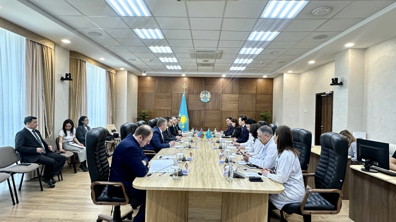 Встреча с представителями Специальной медицинской службы Азербайджанской Республики
