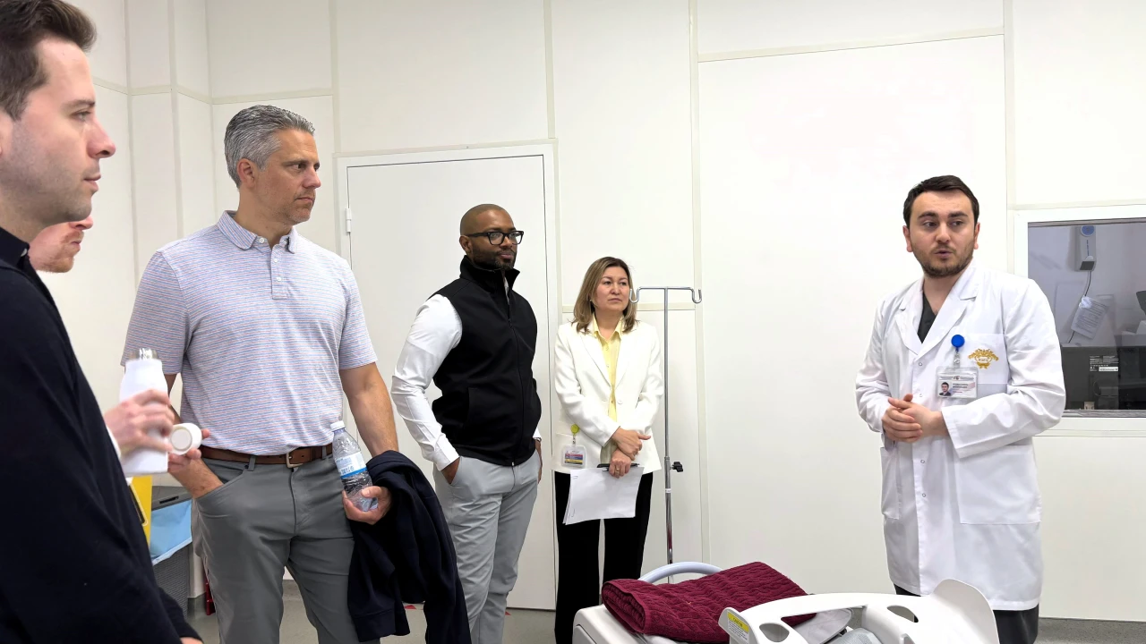 ҚР ПІБ Медициналық орталығының ауруханасында FutureMED Ventures KZ компаниясының өкілдерімен кездесу өтті