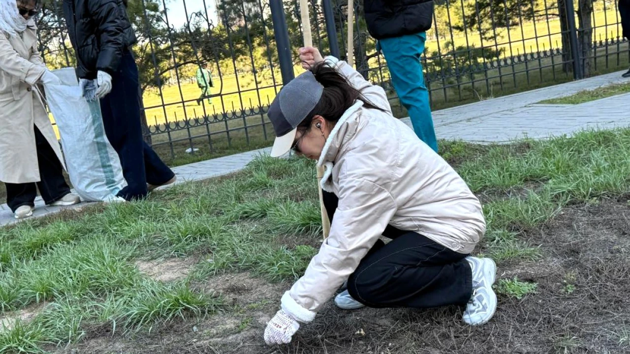 Медициналық орталық жүйесінің қызметкерлері жалпыұлттық экологиялық акцияға қосылды 